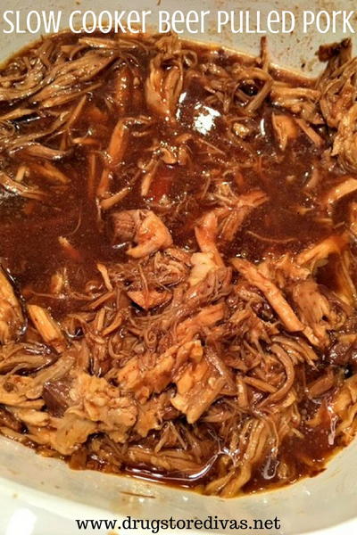 Slow Cooker Beer Pulled Pork Slow Cooker Beer Pulled Pork
