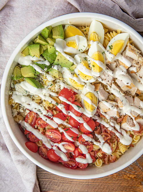 Cobb Pasta Salad Cobb Pasta Salad