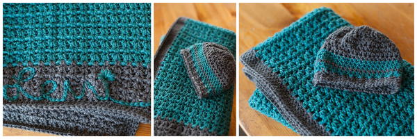 Baby Blanket and Hat Baby Blanket and Hat
