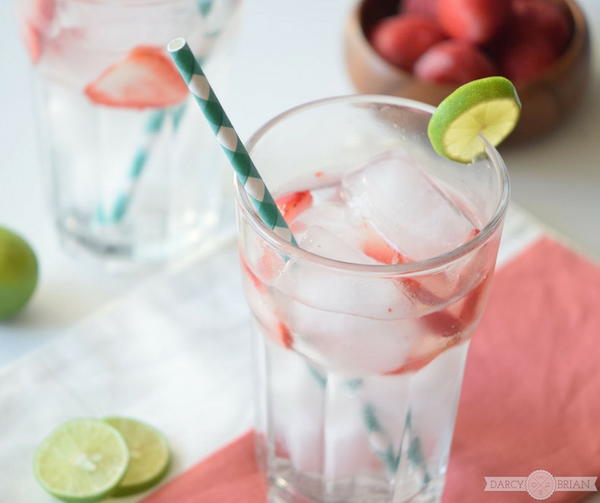 Strawberry Lime Spritzer Strawberry Lime Spritzer