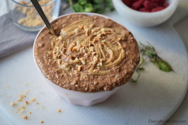 Easy Chocolate Peanut Butter Oatmeal Easy Chocolate Peanut Butter Oatmeal