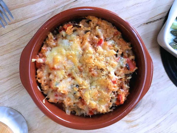 Crispy Tomato Rice Crispy Tomato Rice