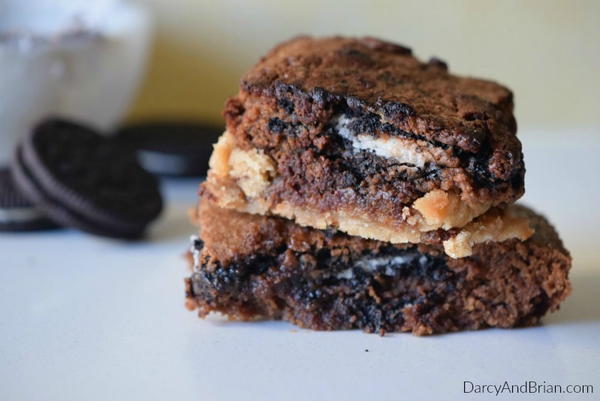 Chocolate Chip Oreo Stuffed Brownies Chocolate Chip Oreo Stuffed Brownies