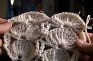 How to Crochet Jumbo Fan Pattern: Left Hand Part 1