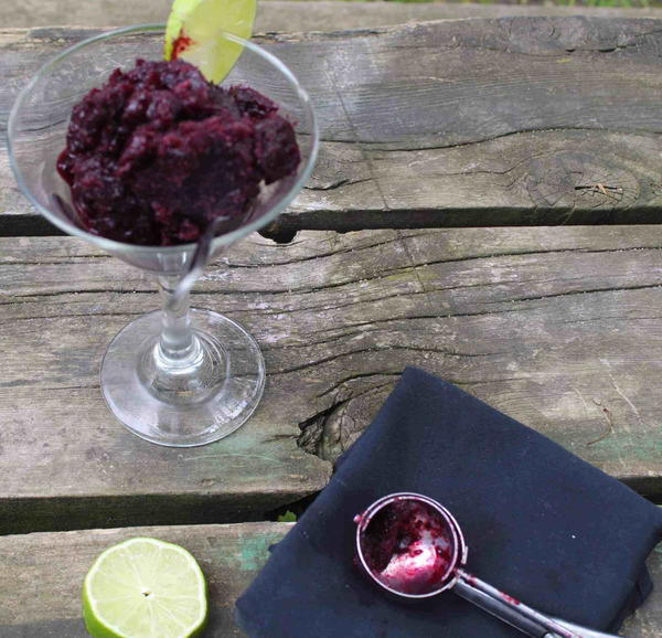 Blueberry Lime Sorbet Blueberry Lime Sorbet