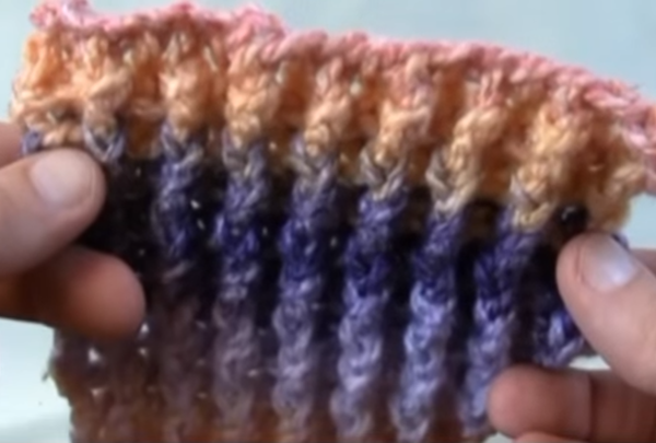How to Crochet a Single Rib Stitch Left-Handed How to Crochet a Single Rib Stitch Left-Handed