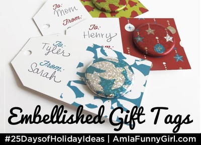 Button-Embellished Gift Tags