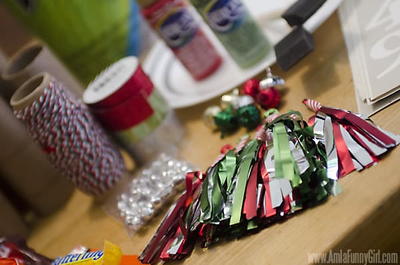 Upcycled Holiday Countdown Garland Upcycled Holiday Countdown Garland