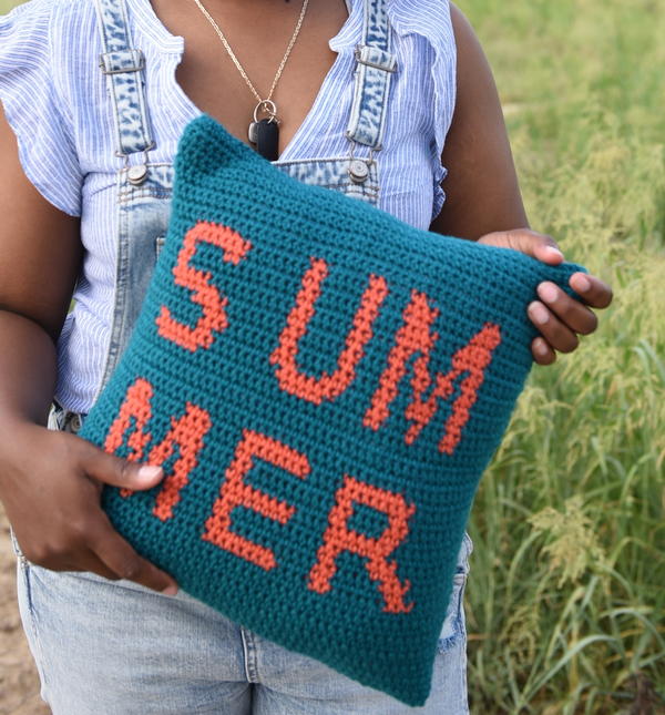 Summer Pillow Cover Summer Pillow Cover