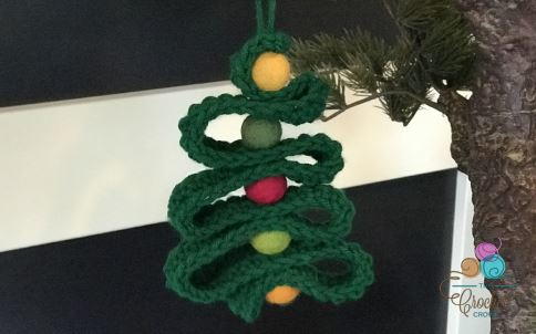 Mini Crochet Christmas Tree Ornament Mini Crochet Christmas Tree Ornament