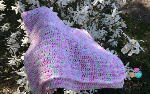 Soft Purple Crochet Baby Afghan Soft Purple Crochet Baby Afghan