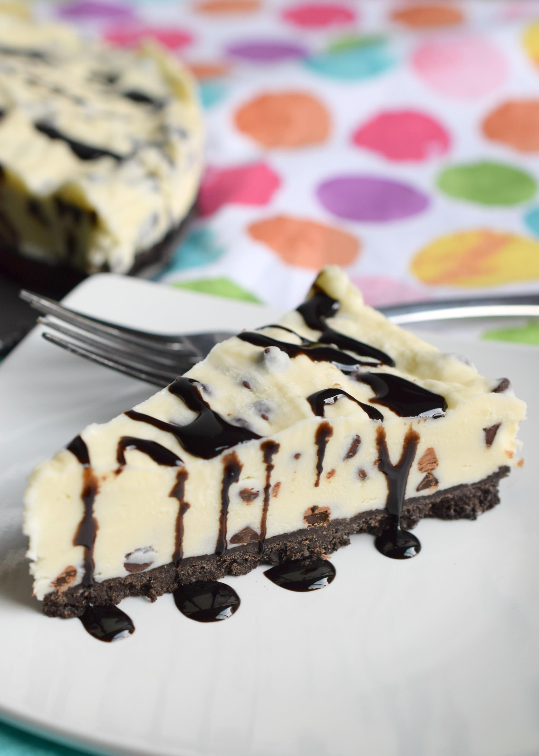 Cheesecake cream cookies oreo bake recipe foodista naomi recipes Frozen Creamy Chocolate Chip Dessert | RecipeLion.com