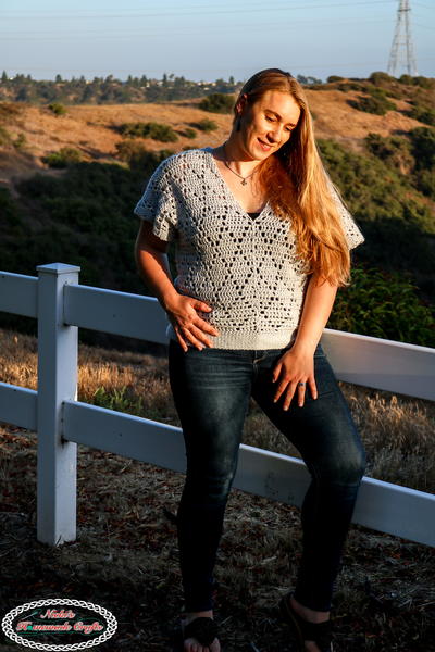 Diamond V Neck Top Diamond V Neck Top