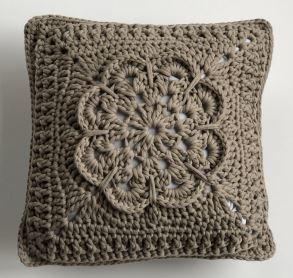 Decorative Flower Crochet Pillow Pattern Decorative Flower Crochet Pillow Pattern