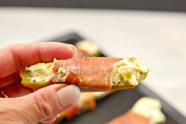 Boursin Stuffed Pickles Boursin Stuffed Pickles