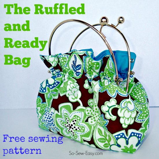 Free Bag Pattern the Ruffled and Ready Bag Free Bag Pattern – the Ruffled and Ready Bag