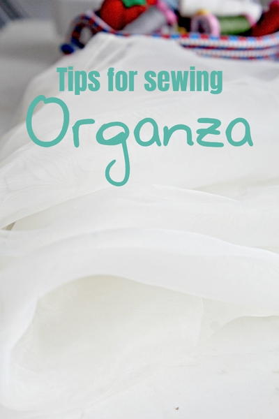 How to Sew Organza
