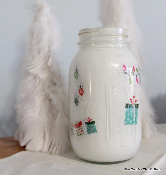 Christmas in a Mason Jar Decoration Christmas in a Mason Jar Decoration