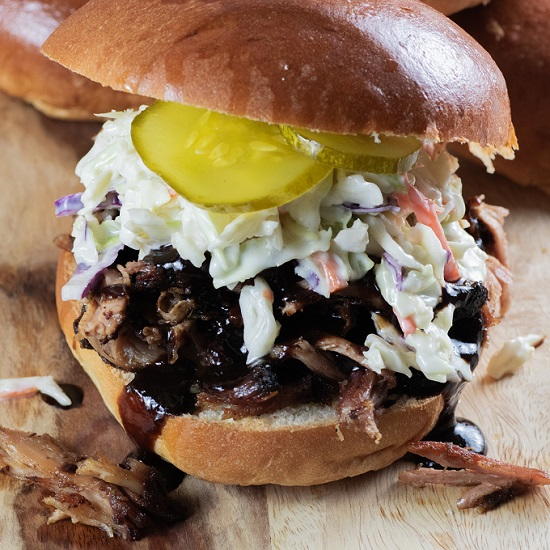 Smoked Pulled Pork Sandwich Smoked Pulled Pork Sandwich