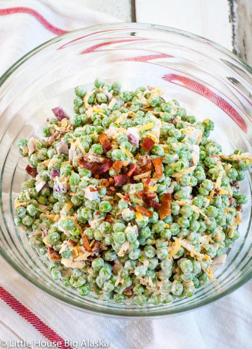 Pea and Bacon Salad Pea and Bacon Salad