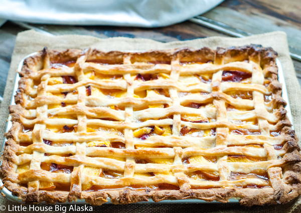 Nectarine Slab Pie Nectarine Slab Pie