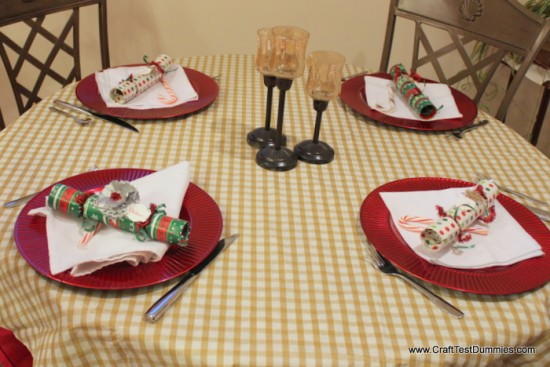 English Christmas Cracker Place Settings English Christmas Cracker Place Settings