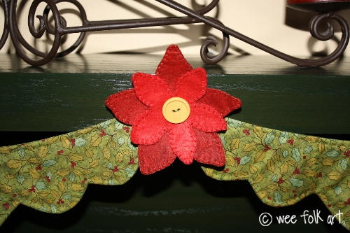 Poinsettia Garland