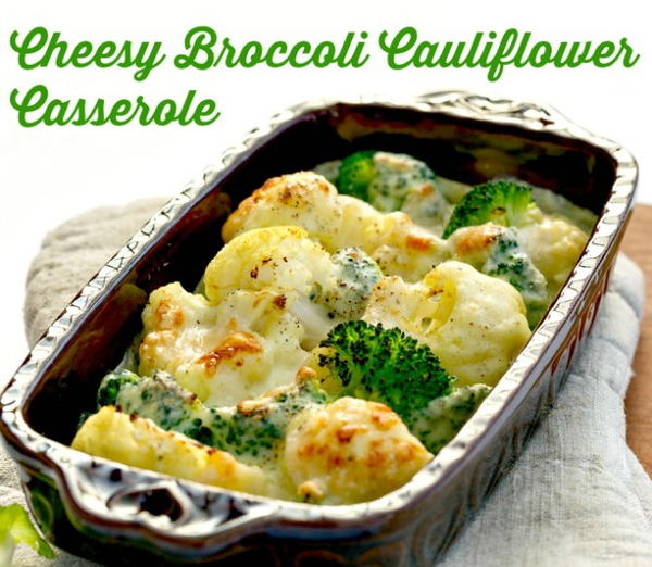 Cheesy Broccoli Cauliflower Casserole Cheesy Broccoli Cauliflower Casserole