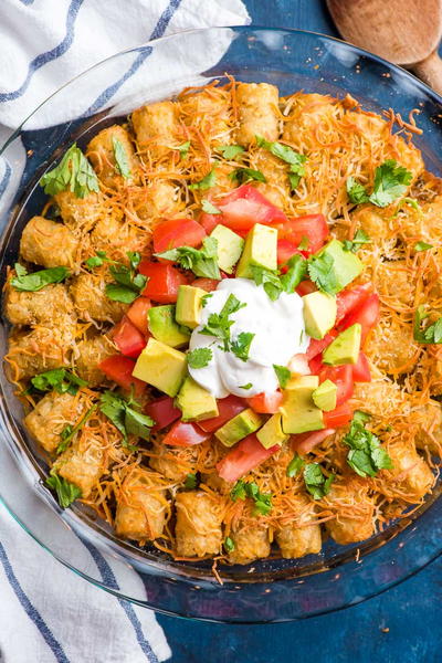 Taco Tater Tot Casserole Taco Tater Tot Casserole