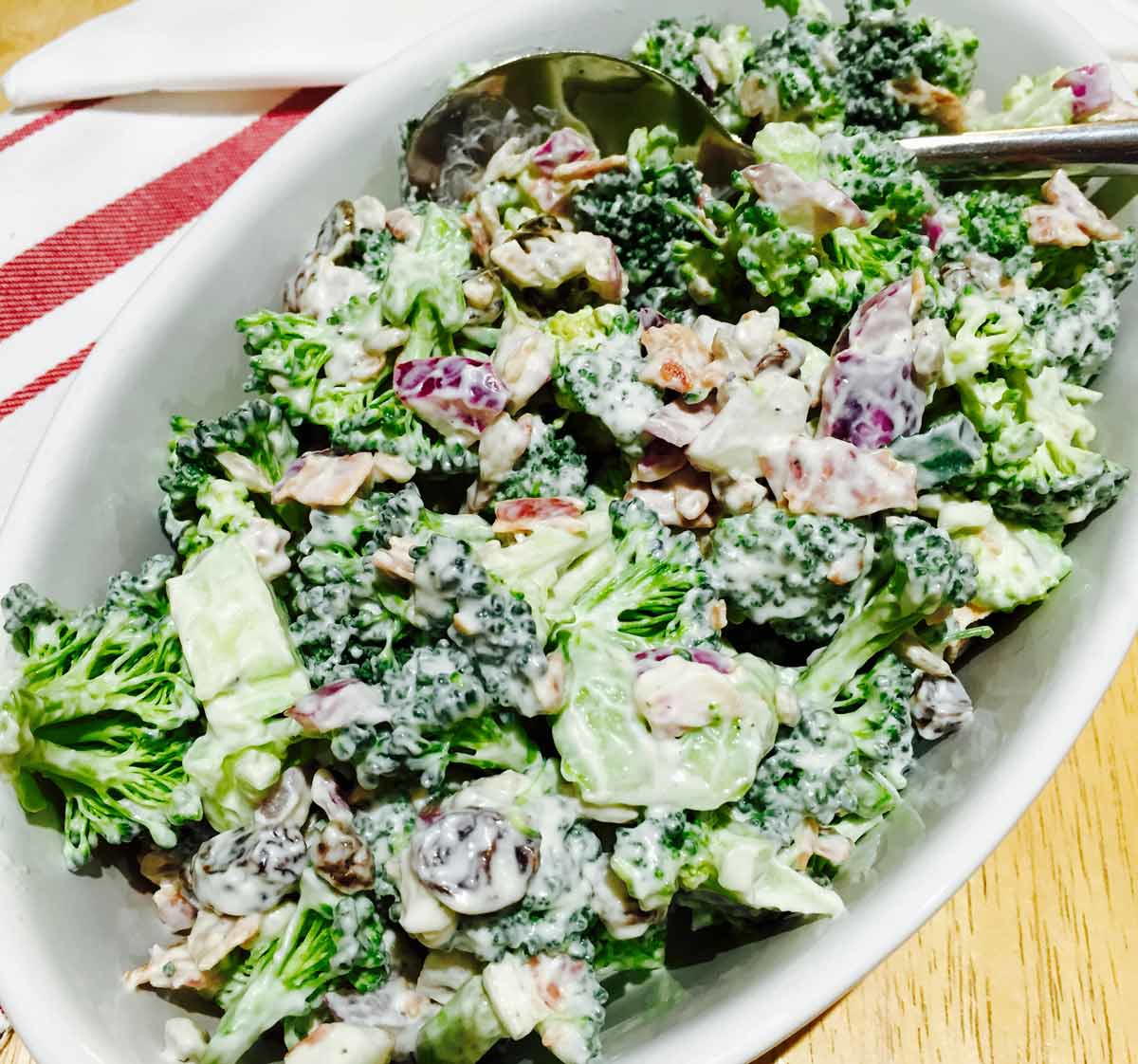 Fresh Broccoli Salad | AllFreeCopycatRecipes.com