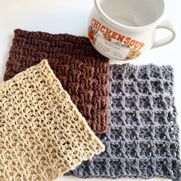 Dishcloth Sampler Crochet Pattern