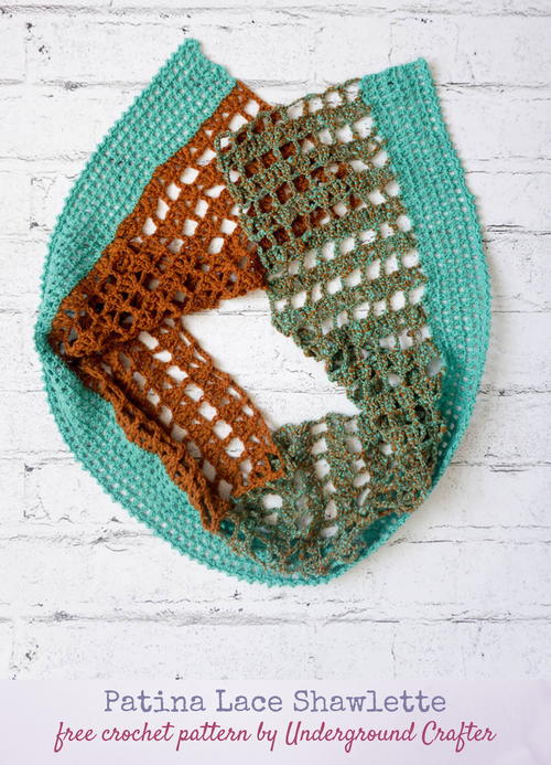 Patina Lace Shawlette Patina Lace Shawlette