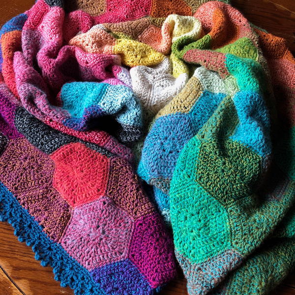 Geometric Lace Blanket Geometric Lace Blanket