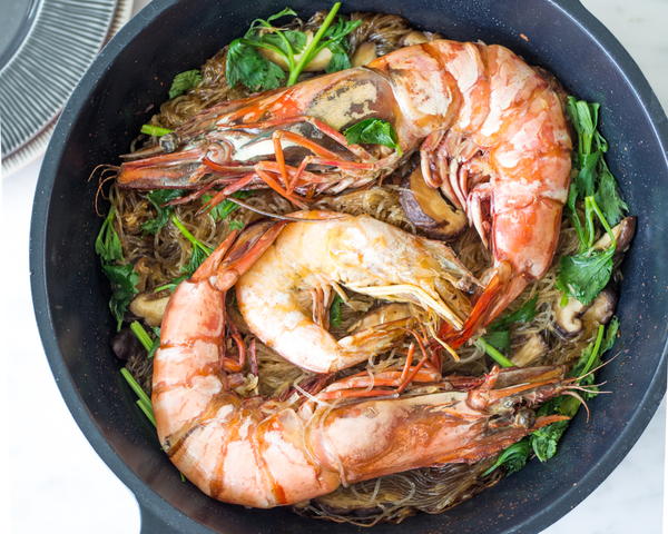 Thai Shrimp and Glass Noodles Goong Ob Woonsen Thai Shrimp and Glass Noodles | Goong Ob Woonsen