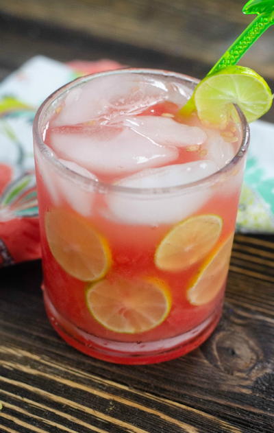 Watermelon Lime Summer Mocktail
