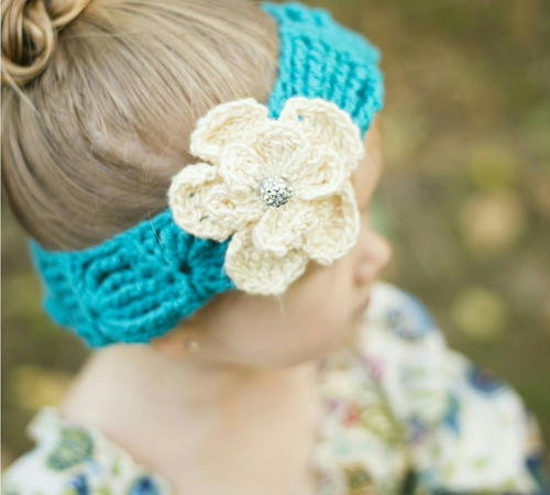 Springtime Aqua Headband Springtime Aqua Headband