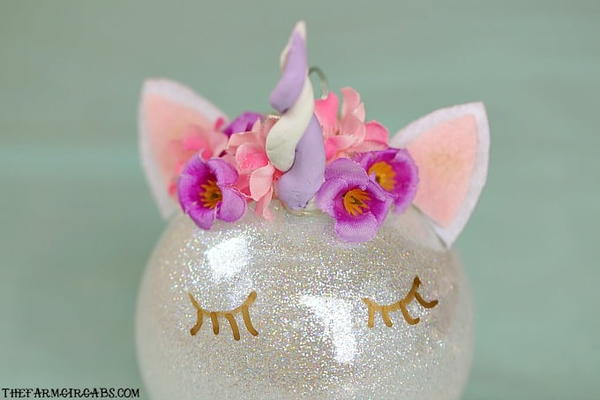 Unicorn Christmas Ornament Unicorn Christmas Ornament