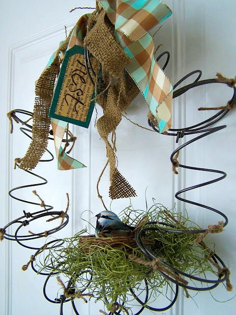 Bird's Nest Wreath Birds Nest Wreath