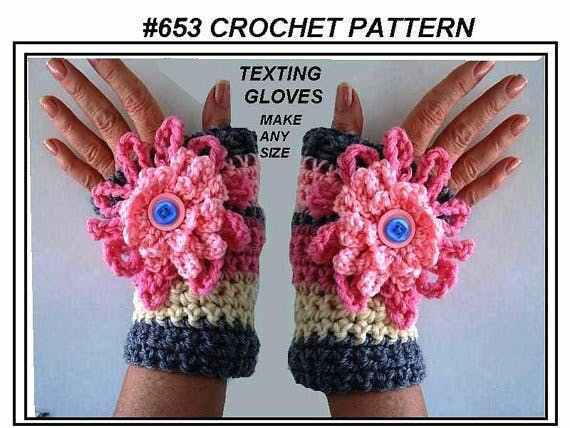 Floral Fingerless Texting Gloves Floral Fingerless Texting Gloves