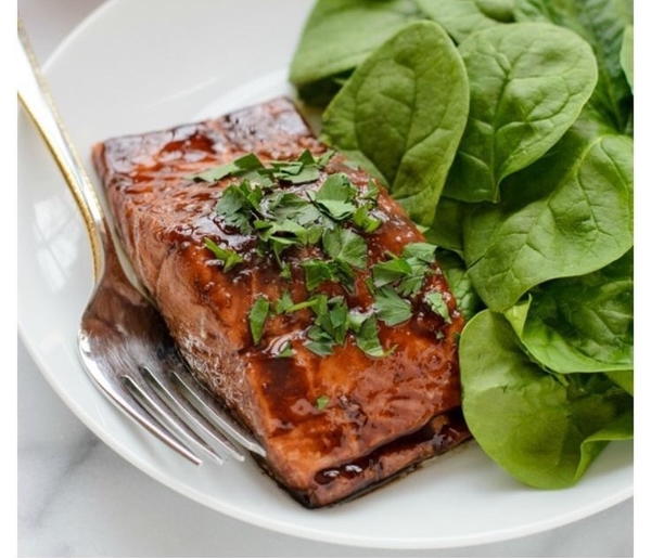 Balsamic Glazed Salmon Balsamic Glazed Salmon