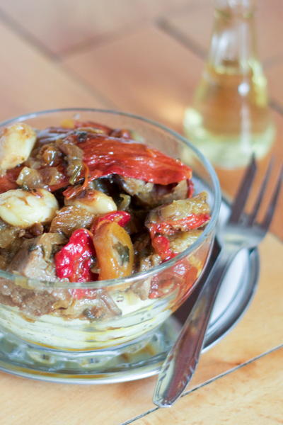 Veal Sauce with Eggplant and Pepper Veal Sauce with Eggplant and Pepper