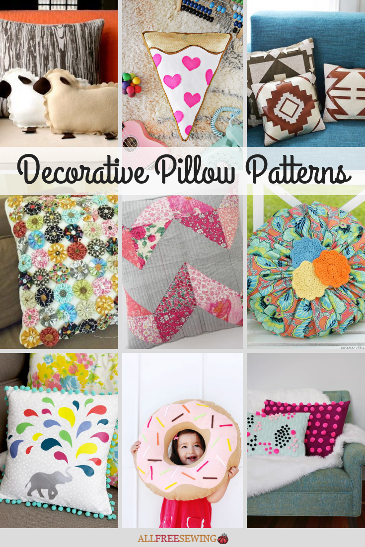 60 Decorative Pillow Patterns Allfreesewing Com