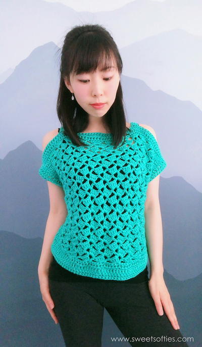 Cabana Cold-Shoulder Top Cabana Cold-Shoulder Top