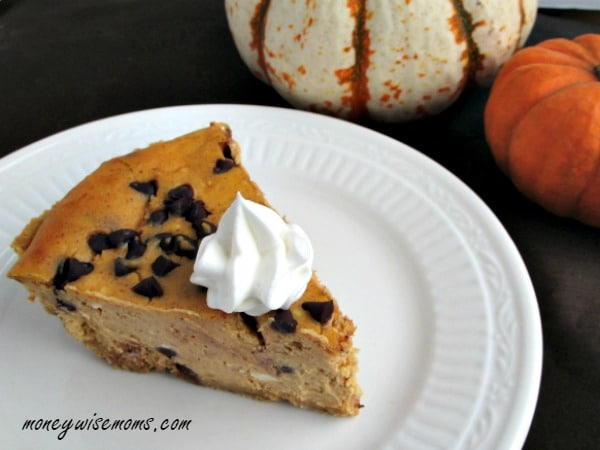 Pumpkin Chocolate Chip Cheesecake Pumpkin Chocolate Chip Cheesecake
