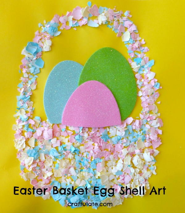 Easter Basket Egg Shell Art Easter Basket Egg Shell Art