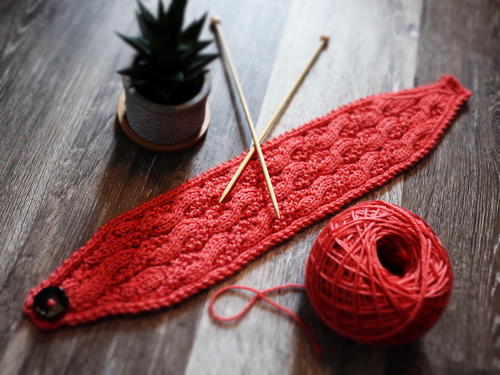 Seed Stitch Cable Headband Seed Stitch Cable Headband