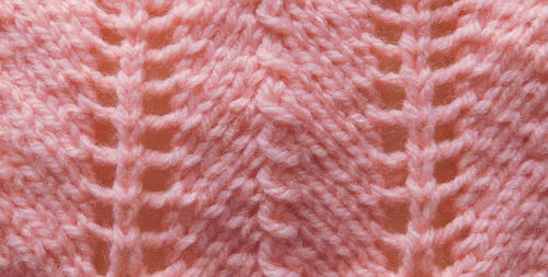 Lacy Chevron Baby Blanket Lacy Chevron Baby Blanket