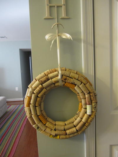 Wine Cork Wreath