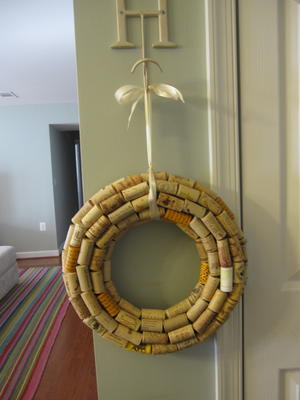 Wine Cork Wreath