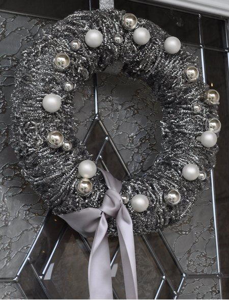 Silver Scrubber Wreath Silver Scrubber Wreath